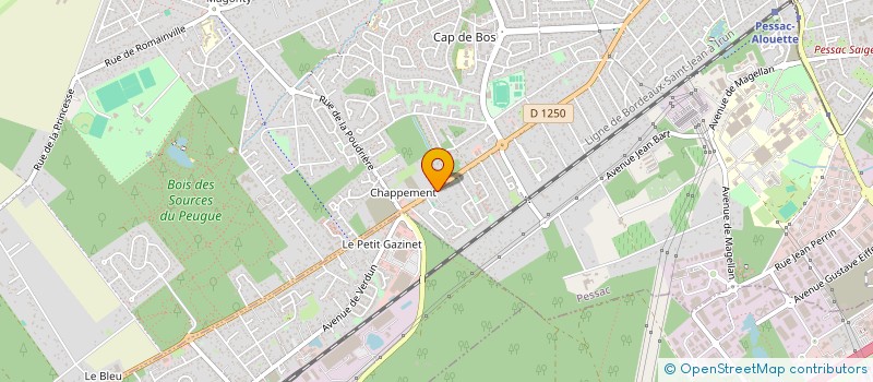 localisation de l'entreprise SCI CESAR à PESSAC