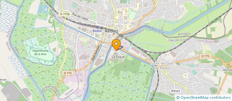 localisation de l'entreprise SCI CESAR à REDON
