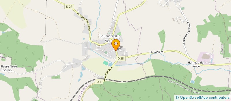 localisation de l'entreprise SCI CESAR  LAUNOIS-SUR-VENCE