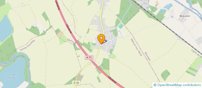 localisation de l'entreprise SCI CESAR  MEHUN-SUR-YEVRE