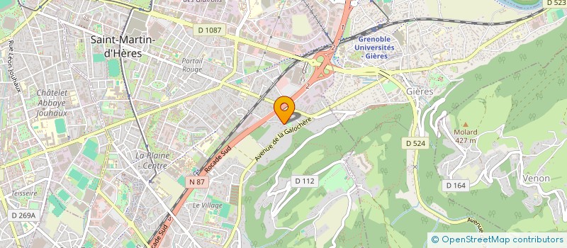 localisation de l'entreprise SCI CESAR  SAINT-MARTIN-D'HERES