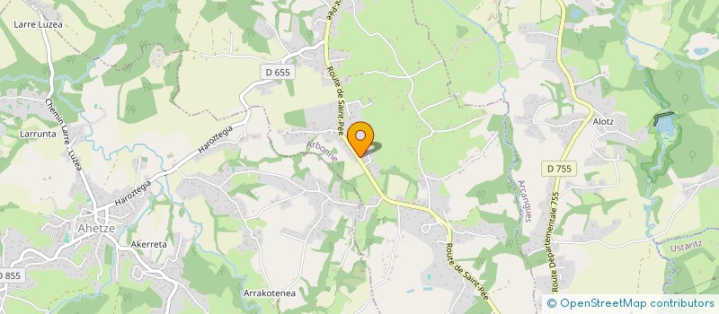 localisation de l'entreprise SCI CESAR  ARBONNE