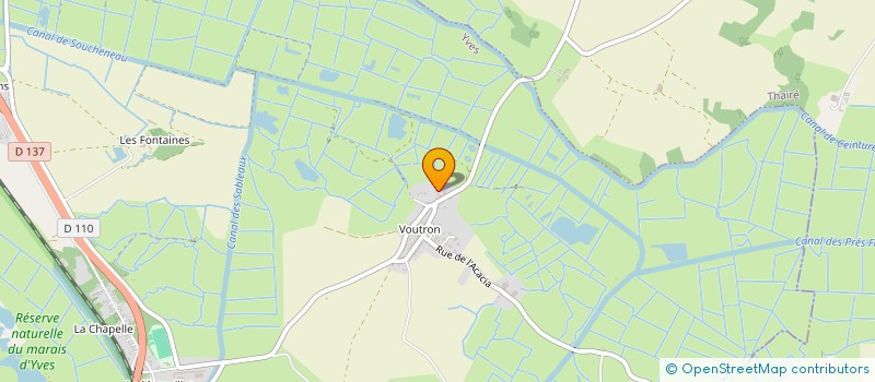 localisation de l'entreprise SCI CESAR  YVES