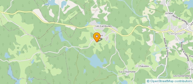 localisation de l'entreprise SCI CESAR  CLERGOUX