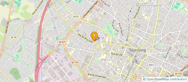 localisation de l'entreprise SCI CESAR  TOURCOING