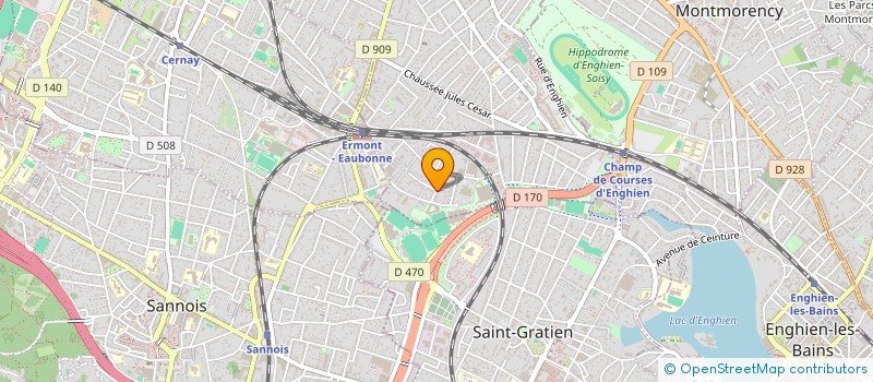 localisation de l'entreprise SCI CESAR 79  EAUBONNE