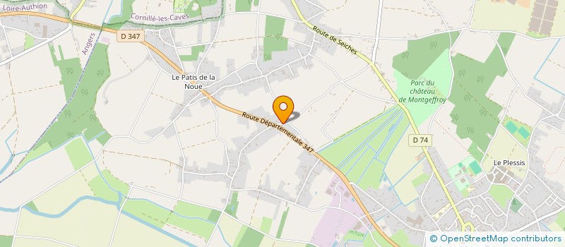 localisation de l'entreprise SCI CESAR  LOIRE-AUTHION