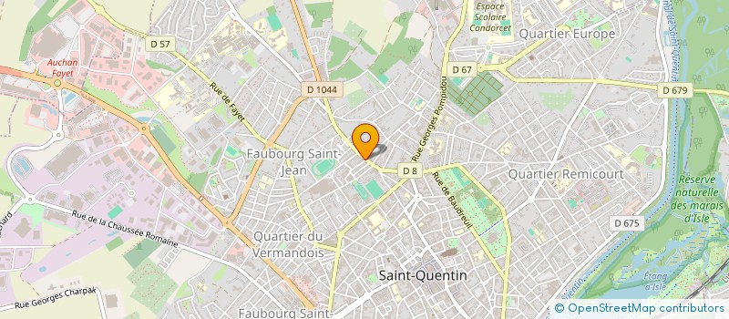 localisation de l'entreprise SCI CESAR à SAINT QUENTIN