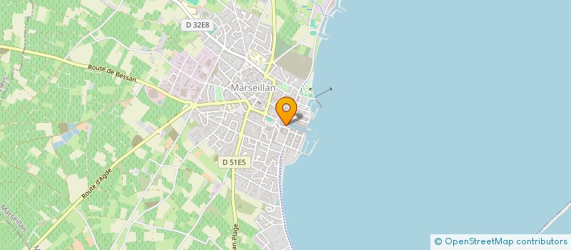 localisation de l'entreprise SCI CESAR à MARSEILLAN