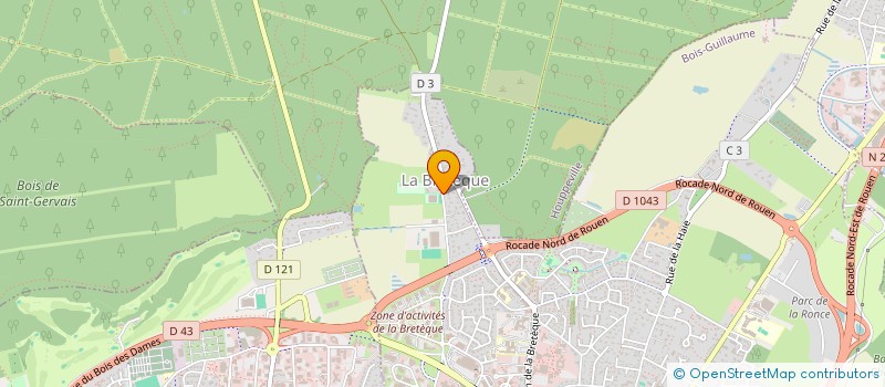 localisation de l'entreprise SCI CESAR  BOIS-GUILLAUME