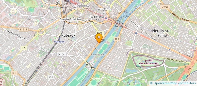 localisation de l'entreprise SCI CESAR  PUTEAUX