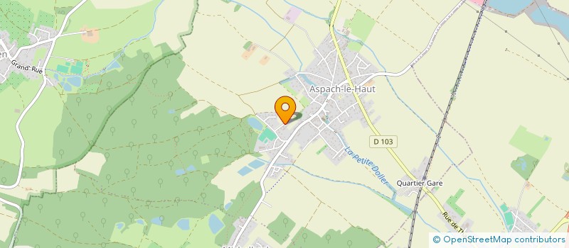 localisation de l'entreprise SCI CESAR  ASPACH-MICHELBACH