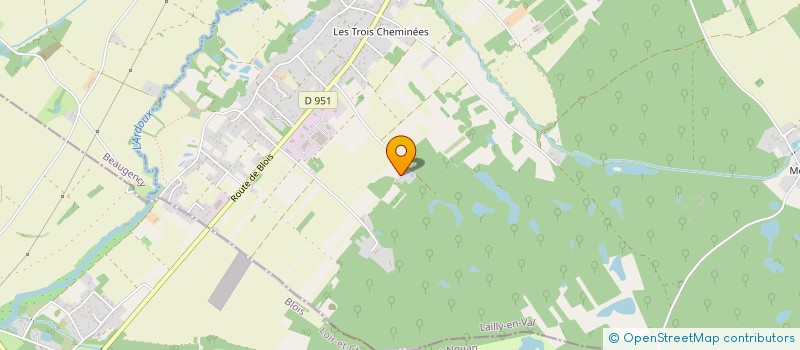 localisation de l'entreprise SCI CESAR IMMOBILIER à LAILLY-EN-VAL
