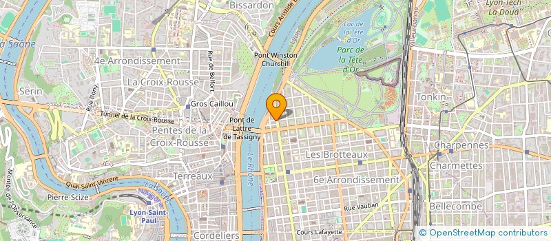 localisation de l'entreprise SCI CESAR INVEST  LYON