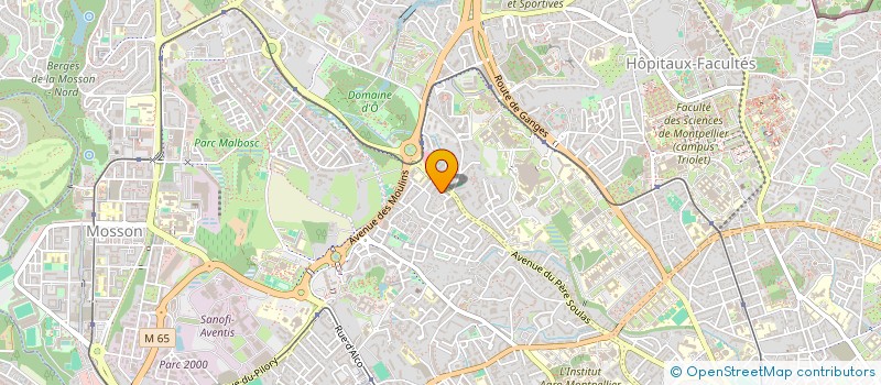localisation de l'entreprise SCI CESARI à MONTPELLIER