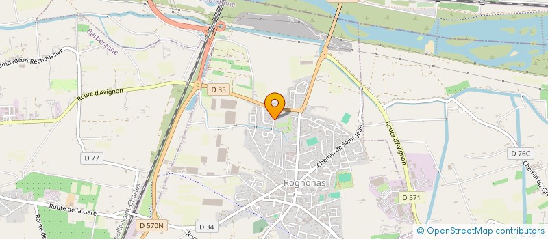 localisation de l'entreprise SCI CESARINI  ROGNONAS