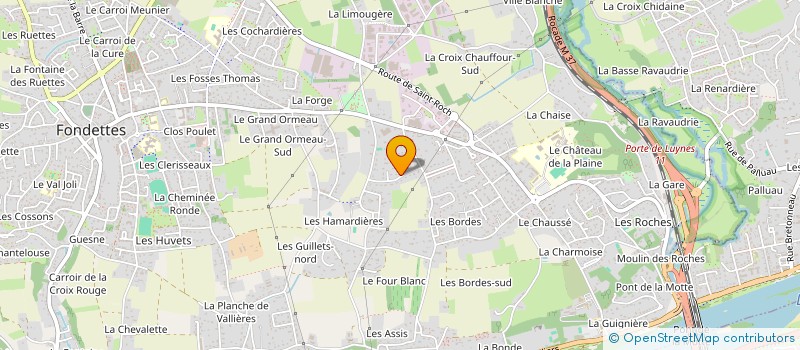 localisation de l'entreprise SCI CESARIO à FONDETTES