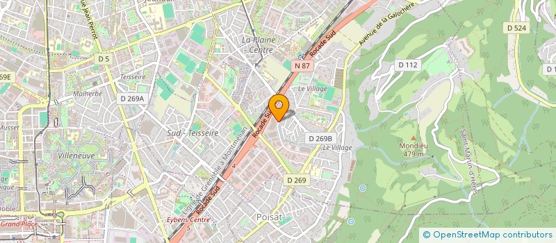 localisation de l'entreprise SCI CESARTH  SAINT-MARTIN-D'HERES