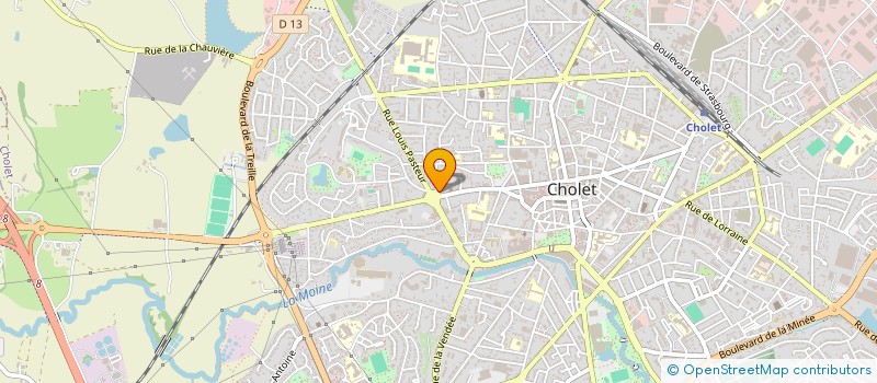localisation de l'entreprise SCI CESBRON LAVAU à CHOLET