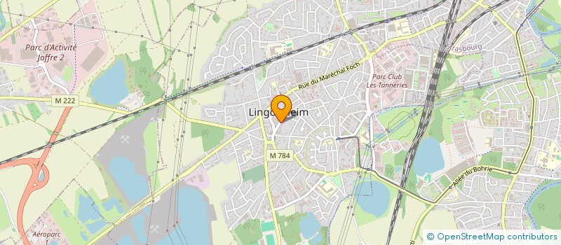 localisation de l'entreprise SCI CESBRON SCHOTT THOWARTH  LINGOLSHEIM