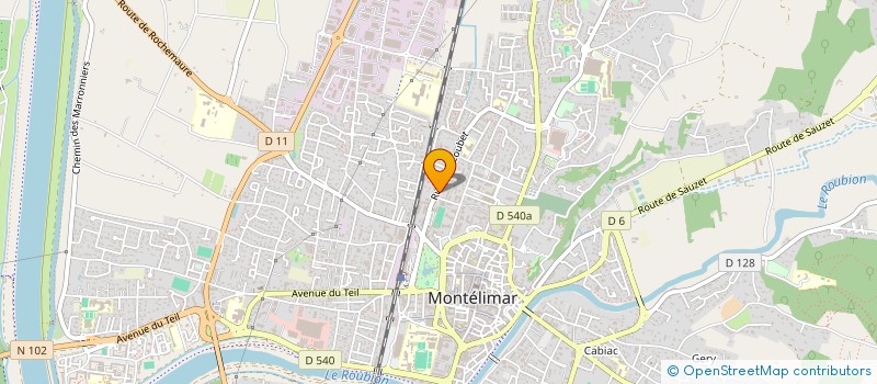 localisation de l'entreprise SCI CESE à MONTELIMAR