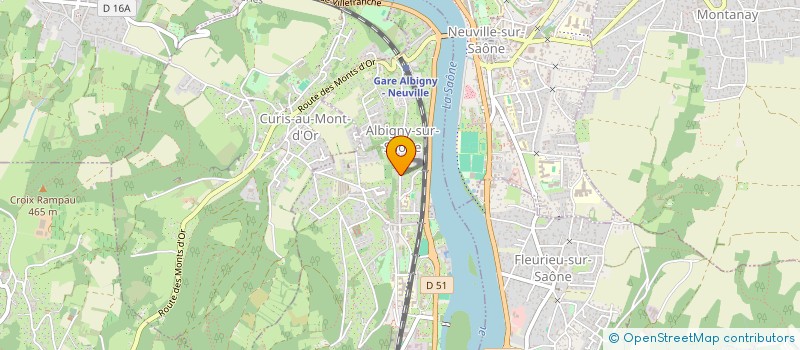 localisation de l'entreprise SCI CESGUG  ALBIGNY-SUR-SAONE