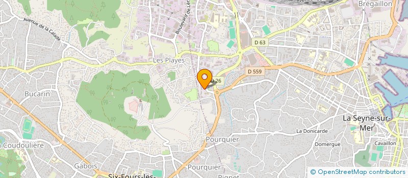 localisation de l'entreprise SCI CESHOR à LA SEYNE-SUR-MER