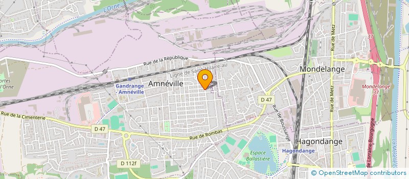 localisation de l'entreprise SCI CESIRA  AMNEVILLE