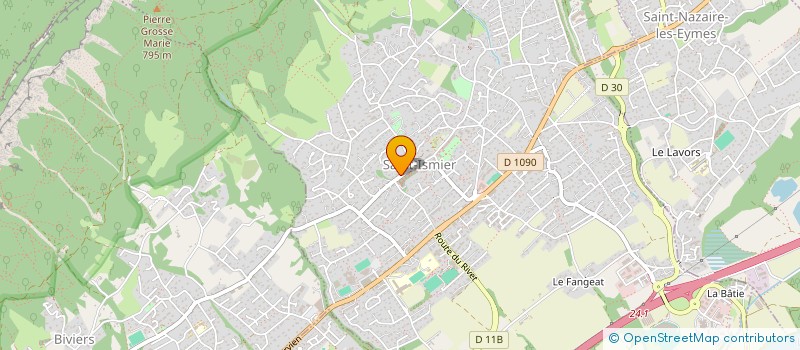 localisation de l'entreprise SCI CESIUM à SAINT-ISMIER