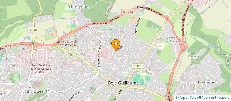 localisation de l'entreprise SCI CESMANAD à BOIS GUILLAUME