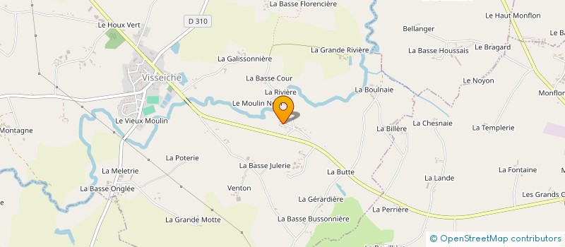 localisation de l'entreprise SCI CESO  VISSEICHE