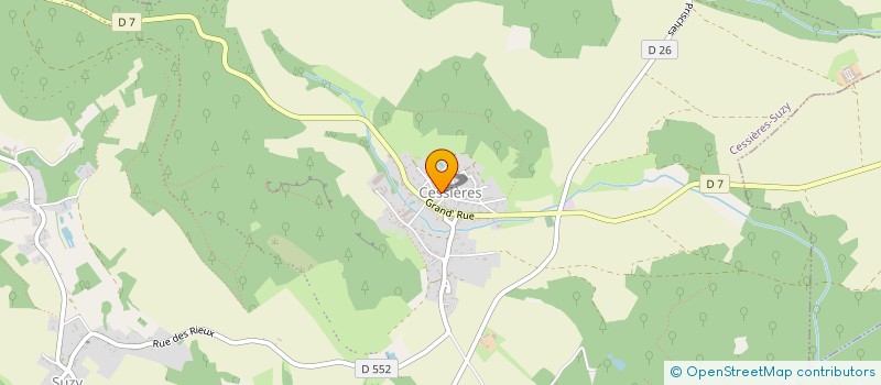 localisation de l'entreprise SCI CESSIERES EQUIT  CESSIERES-SUZY
