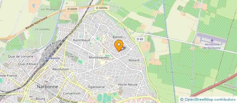 localisation de l'entreprise SCI CESSLO à NARBONNE