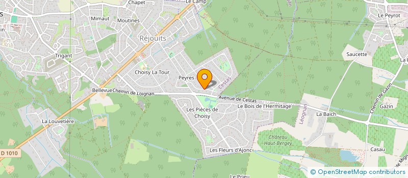 localisation de l'entreprise SCI CESTAS-IZAC  CESTAS