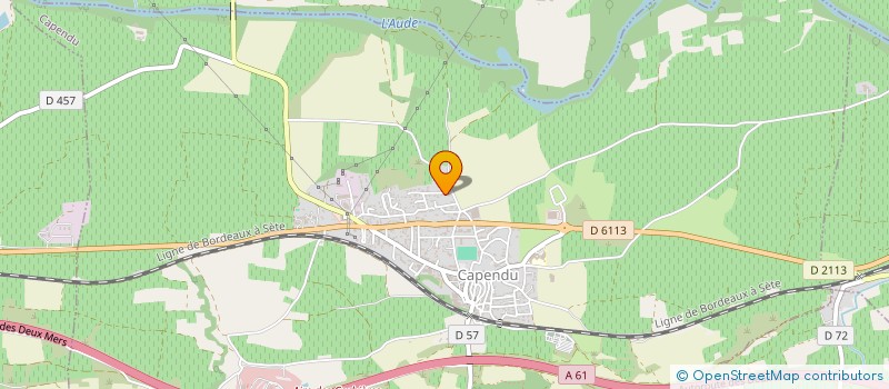 localisation de l'entreprise SCI CESTELLE  CAPENDU