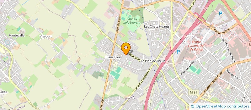 localisation de l'entreprise SCI CESURE FRANCOIS à RONCQ