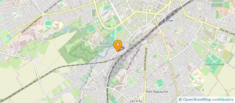 localisation de l'entreprise SCI CET  ACHICOURT