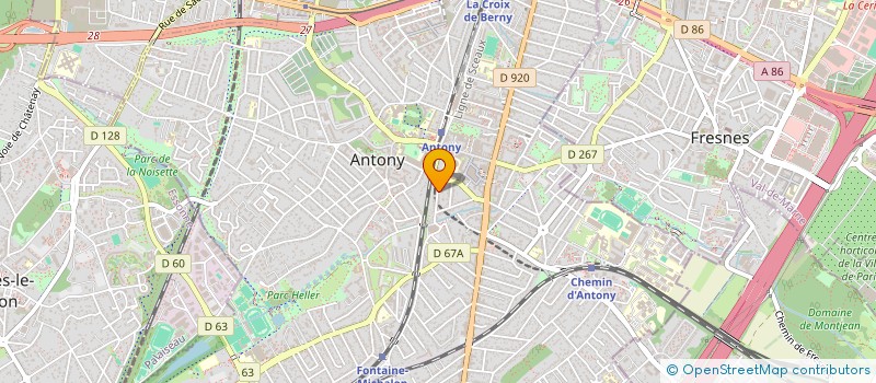 localisation de l'entreprise SCI CETALAIN à ANTONY