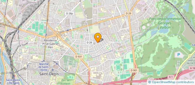 localisation de l'entreprise SCI CETE à SAINT-DENIS