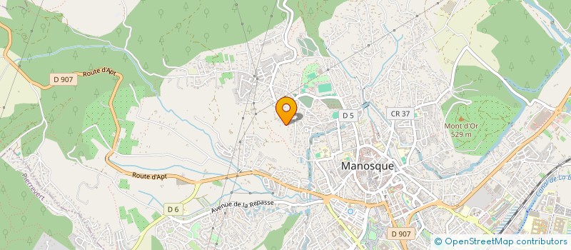 localisation de l'entreprise SCI CETHONE à MANOSQUE