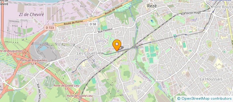 localisation de l'entreprise SCI CETIXELF à BOUGUENAIS