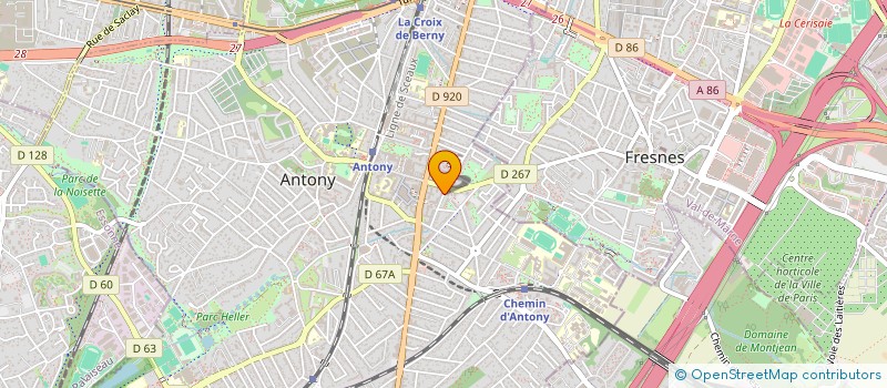 localisation de l'entreprise SCI CETODEL à ANTONY