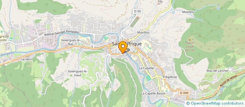 localisation de l'entreprise SCI CETOM  SAINT-AFFRIQUE