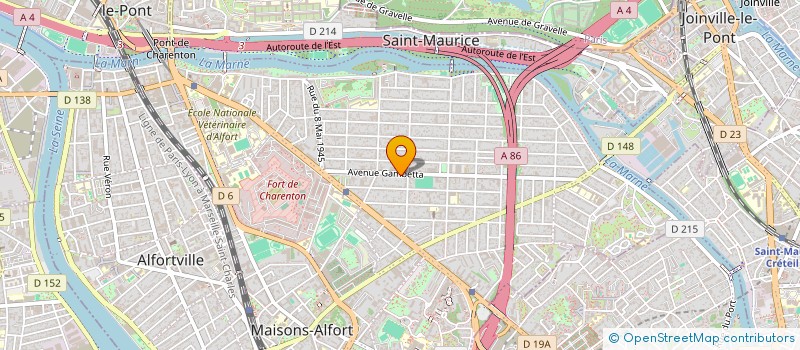 localisation de l'entreprise SCI CETOMED-VET à MAISONS-ALFORT