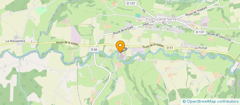 localisation de l'entreprise SCI CETTIER IMMOBILIER  LE GRAND SERRE