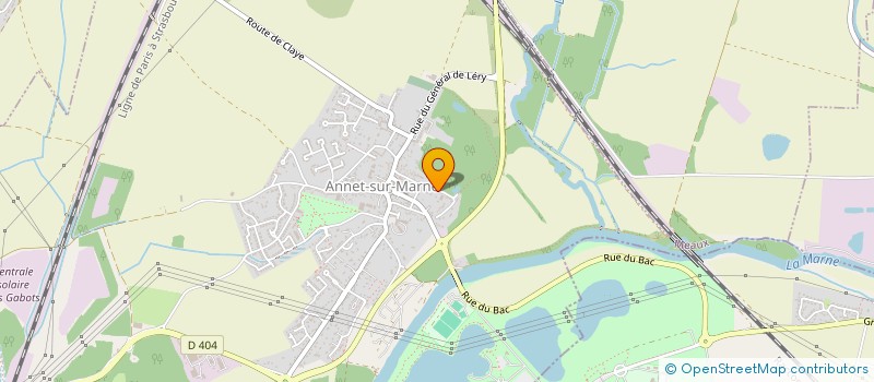 localisation de l'entreprise SCI CETYA  ANNET-SUR-MARNE