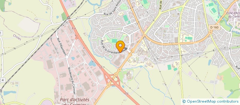 localisation de l'entreprise SCI CETYIMMO à CHOLET