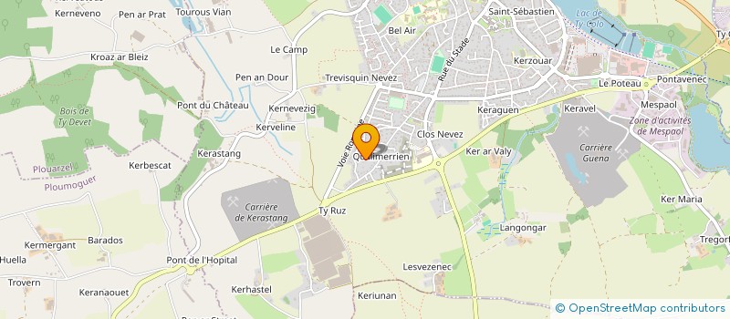 localisation de l'entreprise SCI CEVARIAL  SAINT-RENAN