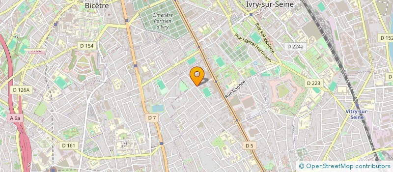 localisation de l'entreprise SCI CEVENNES  VITRY-SUR-SEINE