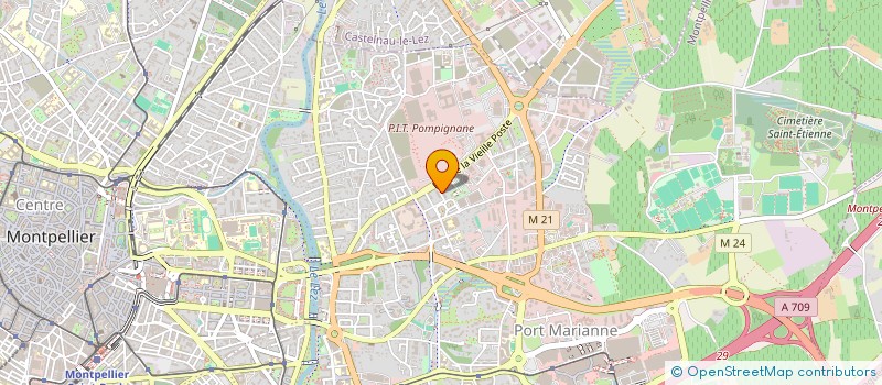 localisation de l'entreprise SCI CEVENNES ECUREUIL à MONTPELLIER